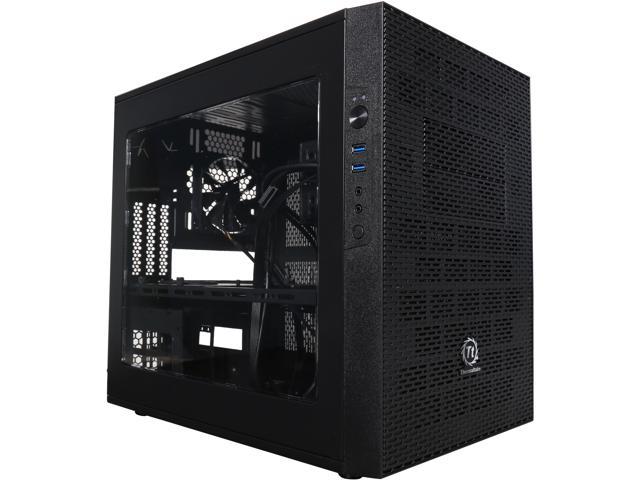 Thermaltake Core X1 Black Mini ITX Stackable Tt LCS Certified Cube Chassis CA-1D6-00S1WN-00
