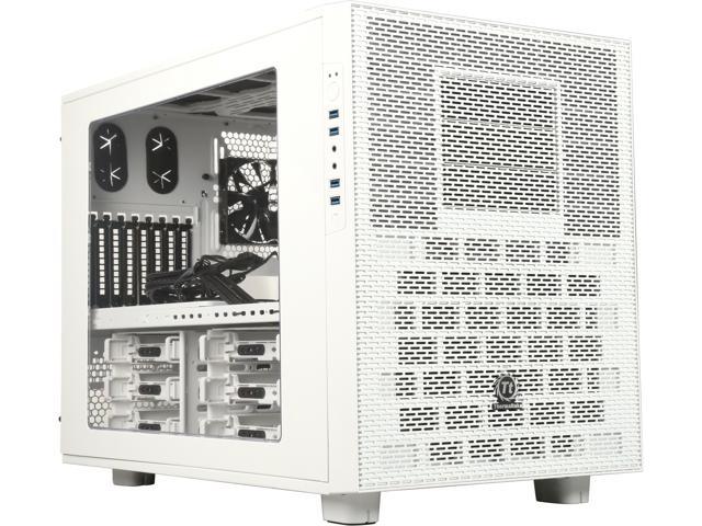 Thermaltake Core X9 Snow Edition E-ATX Stackable Tt LCS Certified Cube Chassis CA-1D8-00F6WN-00