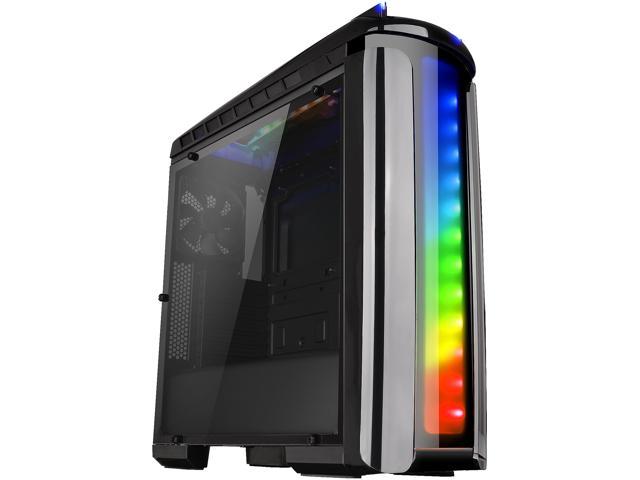 Thermaltake Versa C22 RGB ATX Gaming Mid Tower Black Computer Case CA-1G9-00M1WN-00