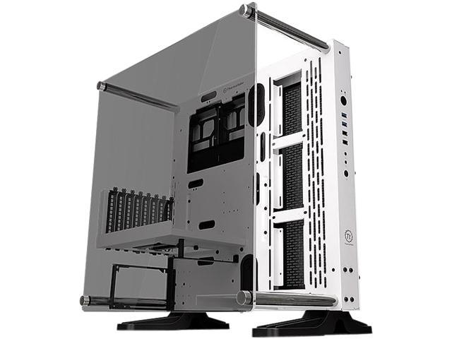 Thermaltake Core P3 TG Snow ATX Open Frame Panoramic Viewing Tt LCS Certified Gaming Computer Case CA-1G4-00M6WN-05