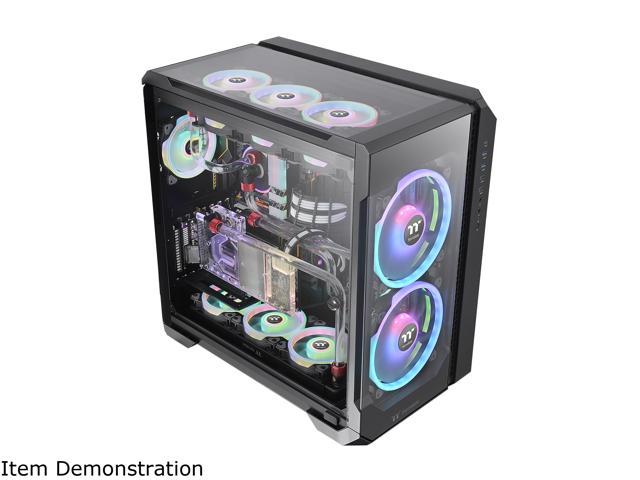 Thermaltake View 51 Motherboard Sync ARGB E-ATX Full Tower Gaming Computer  Case with 2 x 200mm ARGB 5V Motherboard Sync RGB Fans + 140mm Black Rear 