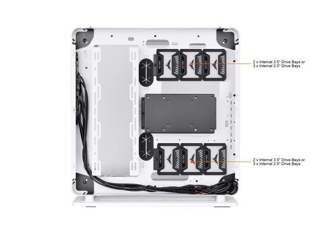 Thermaltake Core P6 TG Snow Edition Dual-Form Transformable/2-Way 