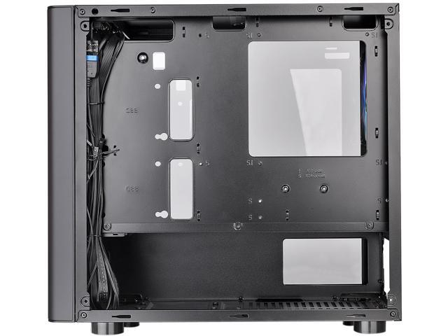 Thermaltake V150 TG ARGB Breeze Edition CA-1R1-00S1WN-02 Black SPCC / Tempered Glass Micro ATX Tower Computer Case Thermaltake V150 TG ARGB Breeze Edition CA-1R1-00S1WN-02 Black SPCC / Tempered Glass Micro ATX Tower Computer Case