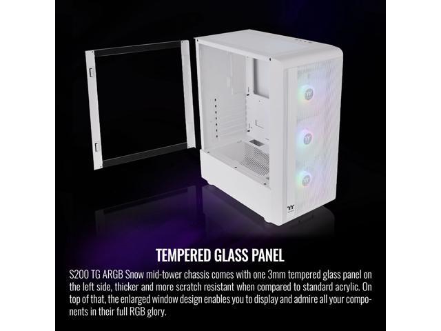 Thermaltake S Series S200 TG ARGB White Computer Cases - Newegg.com