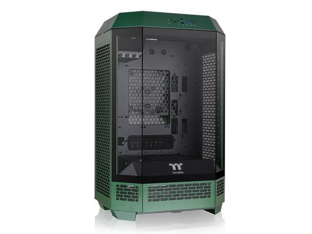 Thermaltake Tower 300 Racing Green Micro-ATX Case; 2x140mm CT Fan Included; Support Up to 420mm Radiator; Horizontal display capable with optional Chassis Stand Kit/Optional LCD Kit; CA-1Y4-00SCWN-00