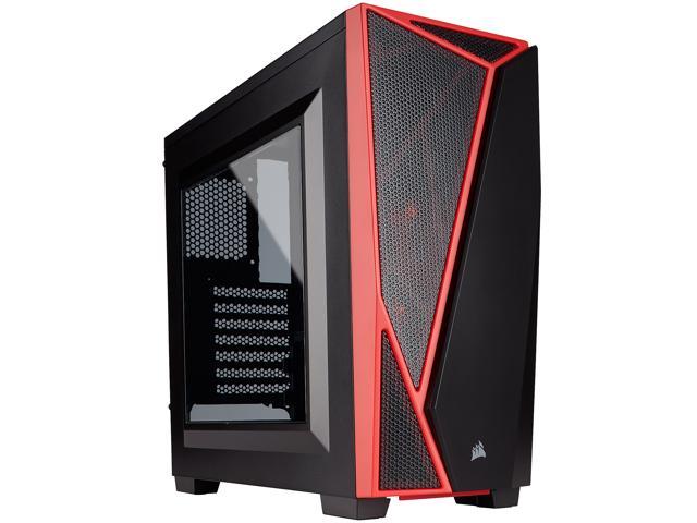 Open Box: Corsair Carbide SPEC-04 Black/Red Mid-Tower Gaming Case 
