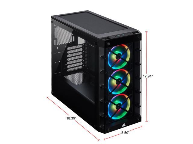 MSI Stealth IN-602 7-Bay ATX Mid Tower Computer Case 120mm Blue LED Fan USB 3.0