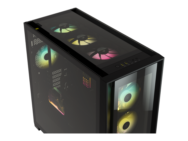 CORSAIR iCUE 5000X RGB 強化ガラス製ミドルタワー ATX ケース