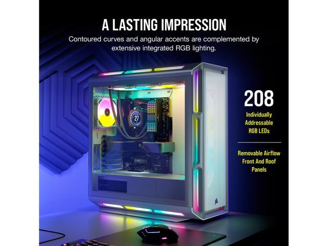 Corsair iCUE 5000T RGB CC-9011231-WW White Computer Case - Newegg.com