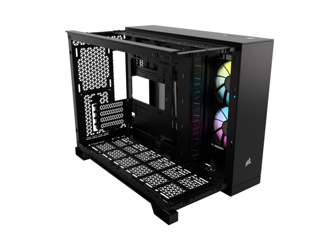 Corsair Icue Link X Rgb Micro Atx Dual Chamber Pc Case Two