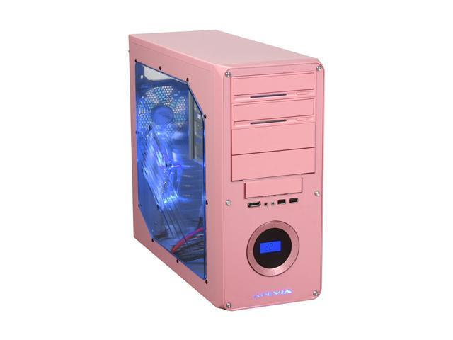 APEVIA X-DREAMER3-PK Pink Metal ATX Mid Tower Computer Case