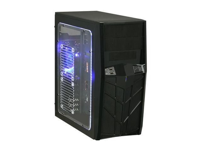 APEVIA X-TROOPER Junior Series X-TRPJR-BK Black  Steel Micro ATX Mid Tower Computer Case  w/ Side Window