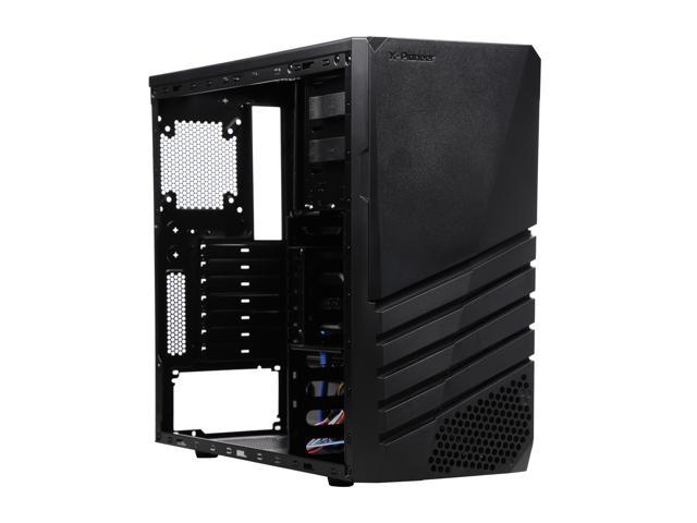 Open Box: APEVIA X-Pioneer X-PIONEER-BL Black / Blue Computer Case ...