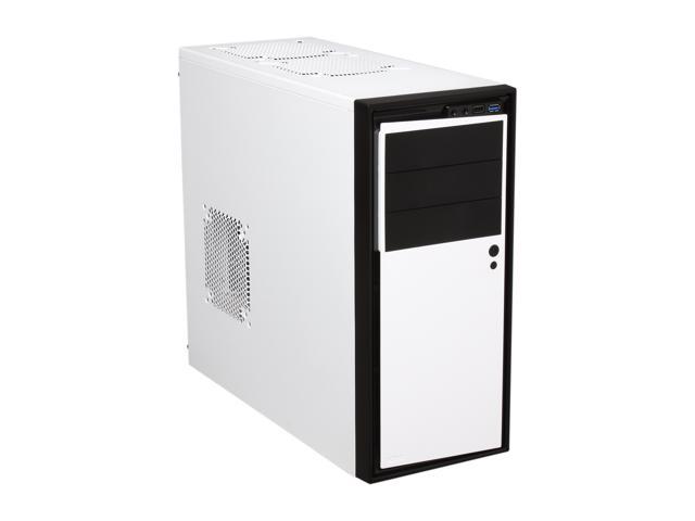 NZXT Source 210 Elite White Steel with painted interior ATX Mid Tower Computer Case w/ Black Front Trim