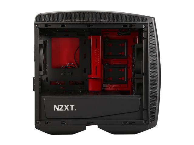 langs Onderhoud Invloed NZXT Manta, Matte Black/Red, All Steel, Mini-ITX Computer Case - Newegg.com