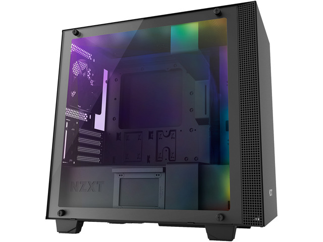 Open Box: NZXT H400i - MicroATX PC Gaming Case - RGB Lighting and Fan ...