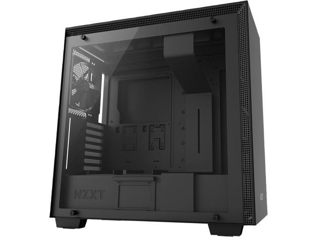 NZXT H700 - ATX Mid-Tower PC Gaming Case - Tempered Glass Panel - Enhanced Cable Management System - Water-Cooling Ready - Black