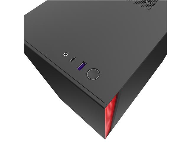 NZXT H210i - Mini-ITX PC Gaming Case, Black/Red - Newegg.ca