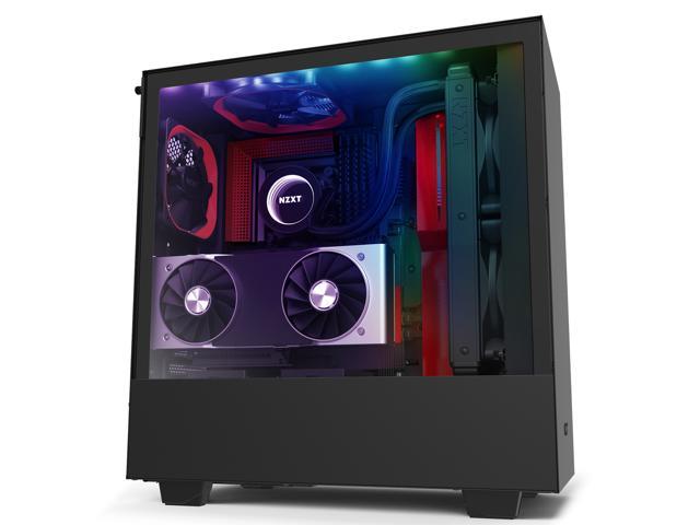 Skilt Kreta Krydderi NZXT H510i - Compact ATX Mid-Tower PC Gaming Case - Front I/O USB Type-C  Port - Vertical GPU Mount - Tempered Glass Side Panel - Integrated RGB  Lighting- Water-Cooling Ready - Black/Red