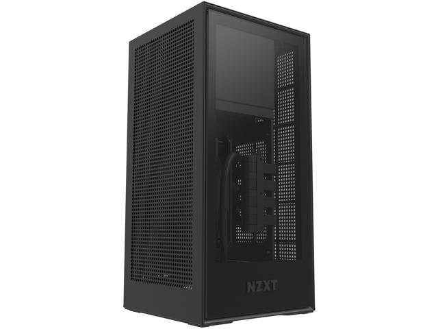 NZXT H1 CA-H16WR-B1-US Matte Black SGCC Steel / Tempered Glass Mini-ITX Computer Case with 650W SFX-L 80Plus Gold Fully Modular Power Supply and 140mm AIO Liquid Cooler