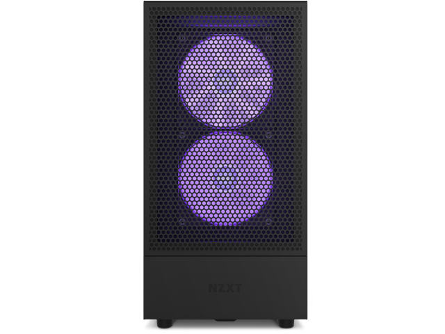 Nzxt H Series H Flow Rgb Edition Atx Mid Tower Chassis Black Color Cc H Fb R Newegg Ca