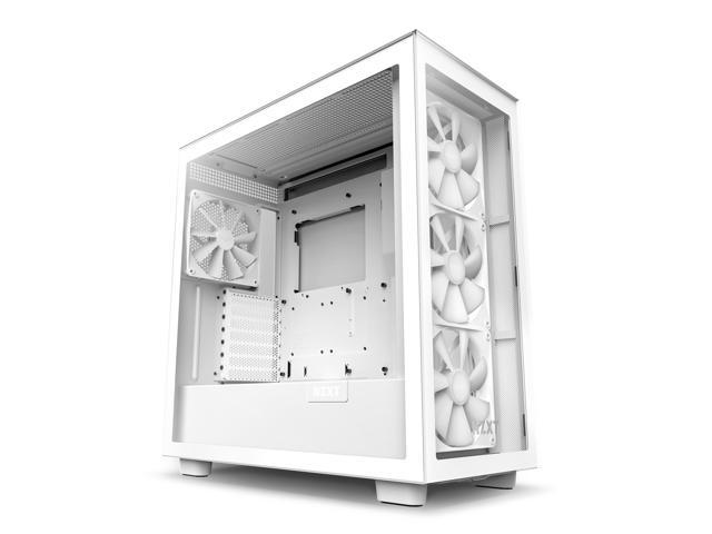 NZXT H Series H7 (2023) Elite Edition ATX Mid Tower Chassis White color ...