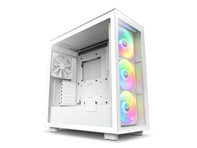 NZXT H Series H7 (2023) Elite Edition ATX Mid Tower Chassis White  color-CM-H71EW-02