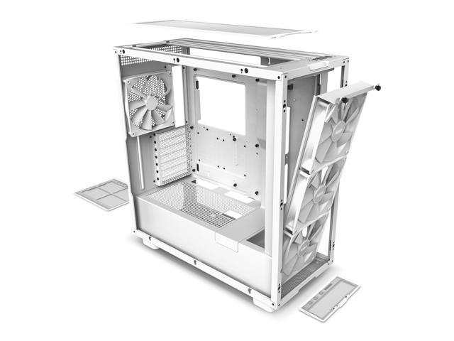 NZXT H Series H7 (2023) Elite Edition ATX Mid Tower Chassis White color ...