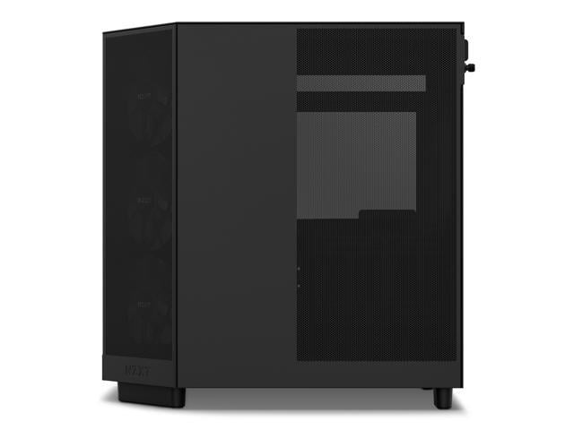 NZXT H6 FLOW RGB Compact Dual-Chamber Mid-Tower Airflow Case, Black, CC ...