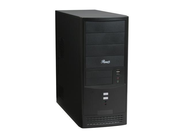 Rosewill R804BK Black Steel ATX Mid Tower Computer Case with 20+4Pin&1 SATA Connectors 350W Power Supply