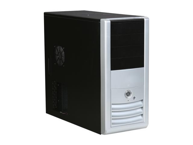 Rosewill R5717-P SL ATX Mid Tower Computer Case - 120mm Pre-Installed Fan on Top and Slim 80mm HDD Cooling Fan