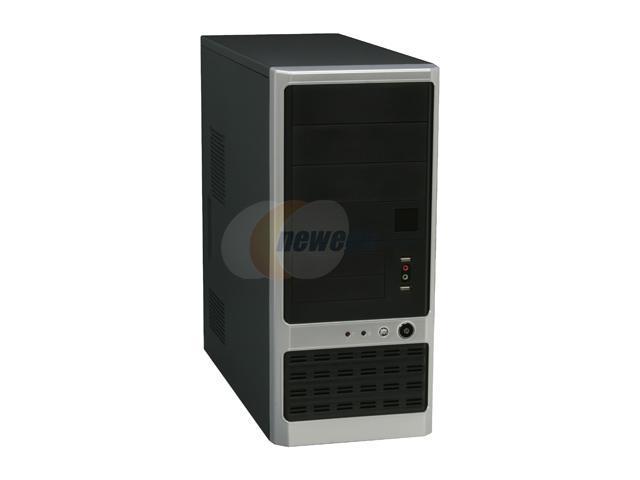 Rosewill R891SL Black/Silver Steel ATX Mid Tower Computer Case with 24 pin &1xSATA Connectors 350W Power Supply