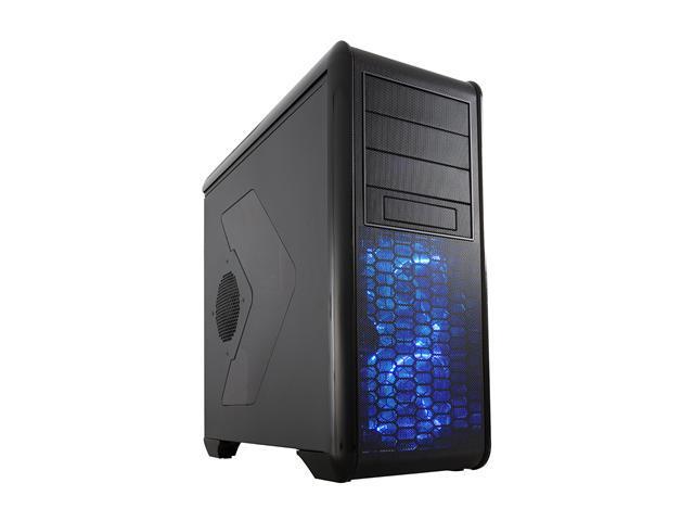 Rosewill Gaming Computer Case - ATX Mid Tower - Top HDD Dock, Side Window Panel, 5 Preinstalled Fans - BLACKHAWK