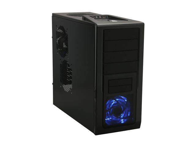 Rosewill Wind Knight Gaming ATX Mid Tower Computer Case with pre-installed 2x 120mm Fan, Support up to 1x 140mm top fan, 2x 140mm side fan, 1x 140mm front fan, 1x 120mm rear fan