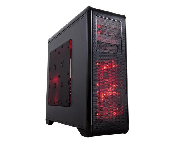 Rosewill Full Tower Gaming Computer Case, support up to HPTX MB, Support Dual PSU, come with 8 cooling Fans - BlackHawk-Ultra
