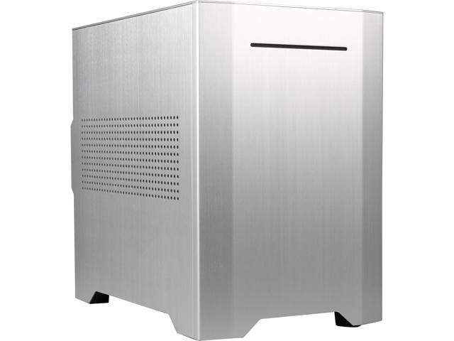 Rosewill Legacy W1-S - Window, Silver Aluminum & Steel Mini-ITX Tower Dual-Fan Computer Case