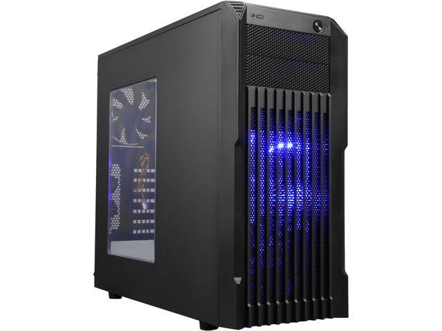 ROSEWILL ATX Mid Tower Gaming Computer Case, Come with Three Fans- 2 x Front 120mm Fan, 1 x Rear 120mm Fan-Retail - Stryker M