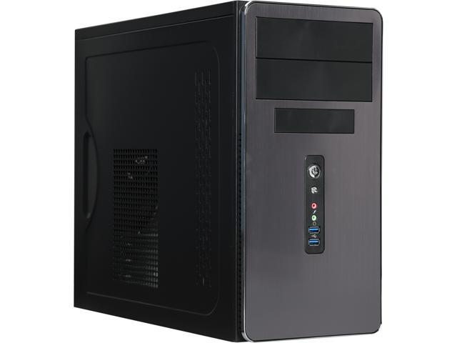 ROSEWILL, Aesthetic Finish, 90mm Fan pre-installed, Mini Tower Computer Case with 400W Power Supply - R521-M