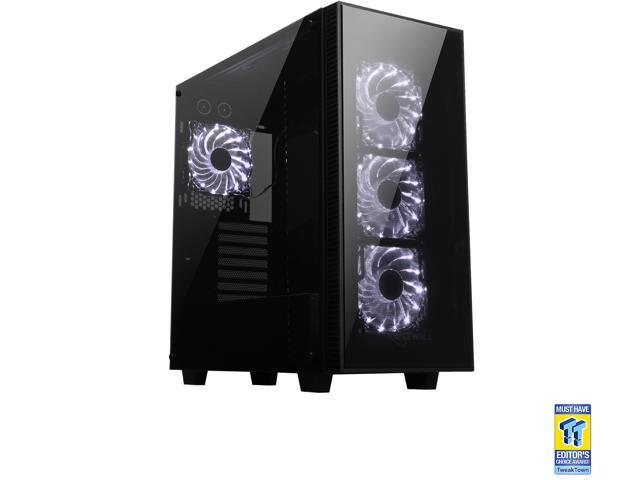 Rosewill CULLINAN-WHITE ATX Mid Tower Gaming Case With Tempered Glass Panels
