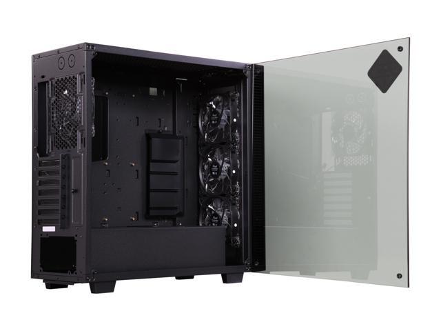 Open Box Rosewill Cullinan White Atx Mid Tower Gaming Case With Tempered Glass Panels Newegg Com