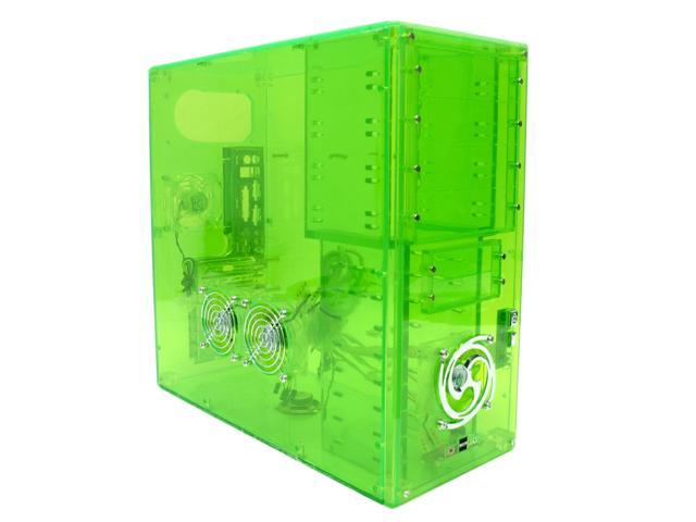 Logisys Computer Cs888uvgn Green Computer Case Newegg Com