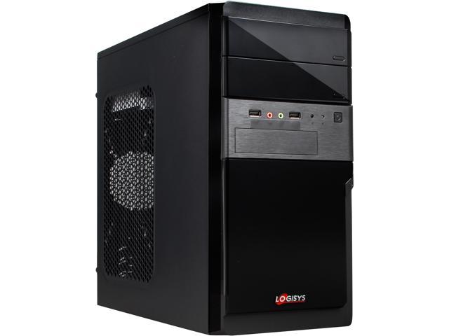 LOGISYS Computer CS136BK Micro ATX Computer Case with 480W Power Supply
