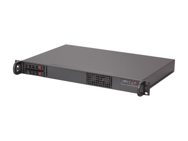 SUPERMICRO CSE-510T-200B Black 1U Rackmount Server Case 1U 200W Multi-output power supply with 80 plus w/ 20 pin output