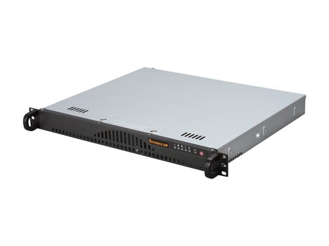 SUPERMICRO SuperChassis CSE-512L-200B Black 1U Rackmount Server Case 200W