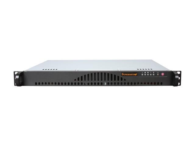 SUPERMICRO SuperChassis CSE-512L-200B Black 1U Rackmount Server