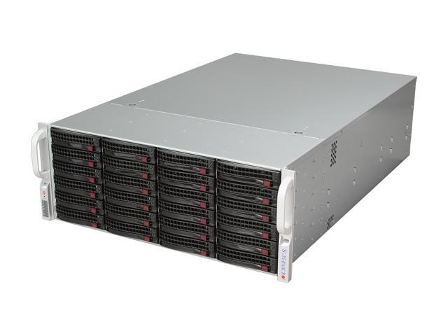 SUPERMICRO SuperChassis CSE-846TQ-R1200B Black 4U Rackmount Server Case 1200W Redundant