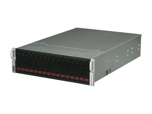 SUPERMICRO SuperChassis CSE-936A-R1200B Black 3U Rackmount Server Case 1200W Redundant