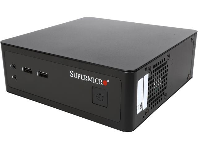 SUPERMICRO CSE-101I Mini-ITX Black Slim Classis,No Power Suppy, Optional  60W/80W DC-DC Power Adapter, 1x 2.5in HDD tray
