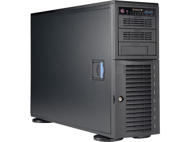 SUPERMICRO SuperChassis CSE-743AC-1K26B-SQ Black 4U Tower Server Case 1200W