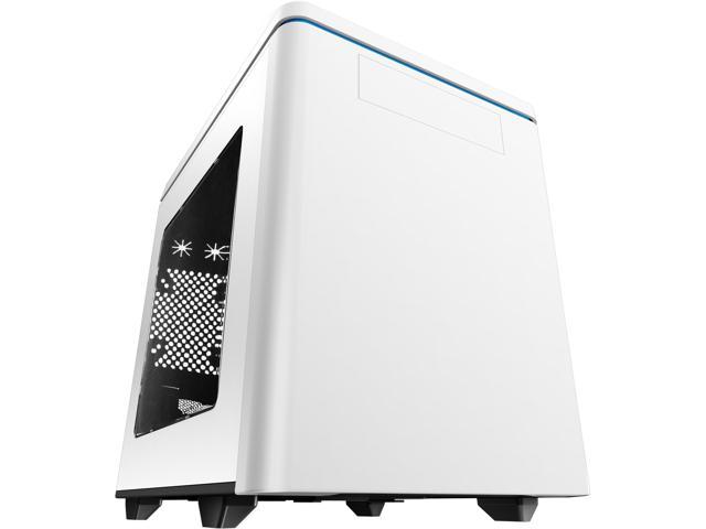 RAIDMAX Hyperion MATX-102WWU White / Blue Aluminum / Plastic / Steel Micro ATX Tower Computer Case